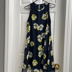 tommy hilfiger blue floral dress size 2